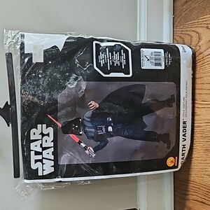 Child Star Wars Darth Vader Costume. Size Medium.  Ages 5-7.